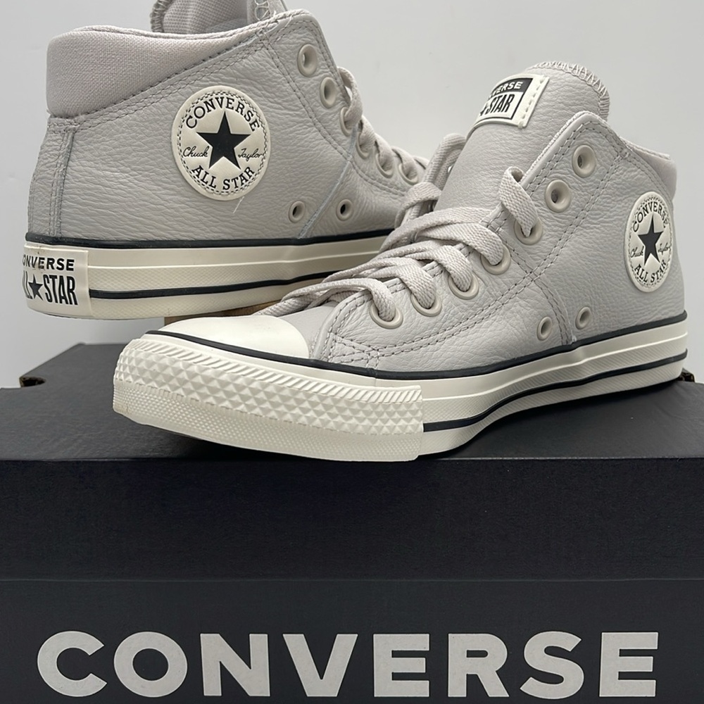 Converse Women's Chuck Taylor All Star High Top Sneakers - Light Gray